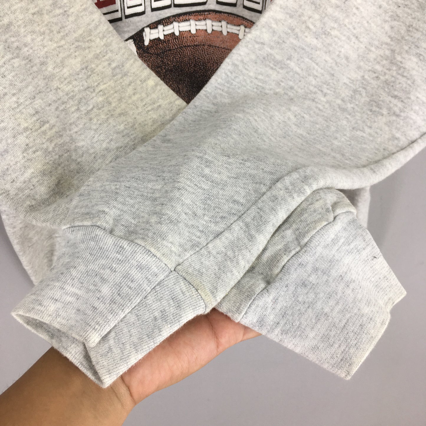 Alabama Crimson Tide Football Gray Sweatshirt XLarge