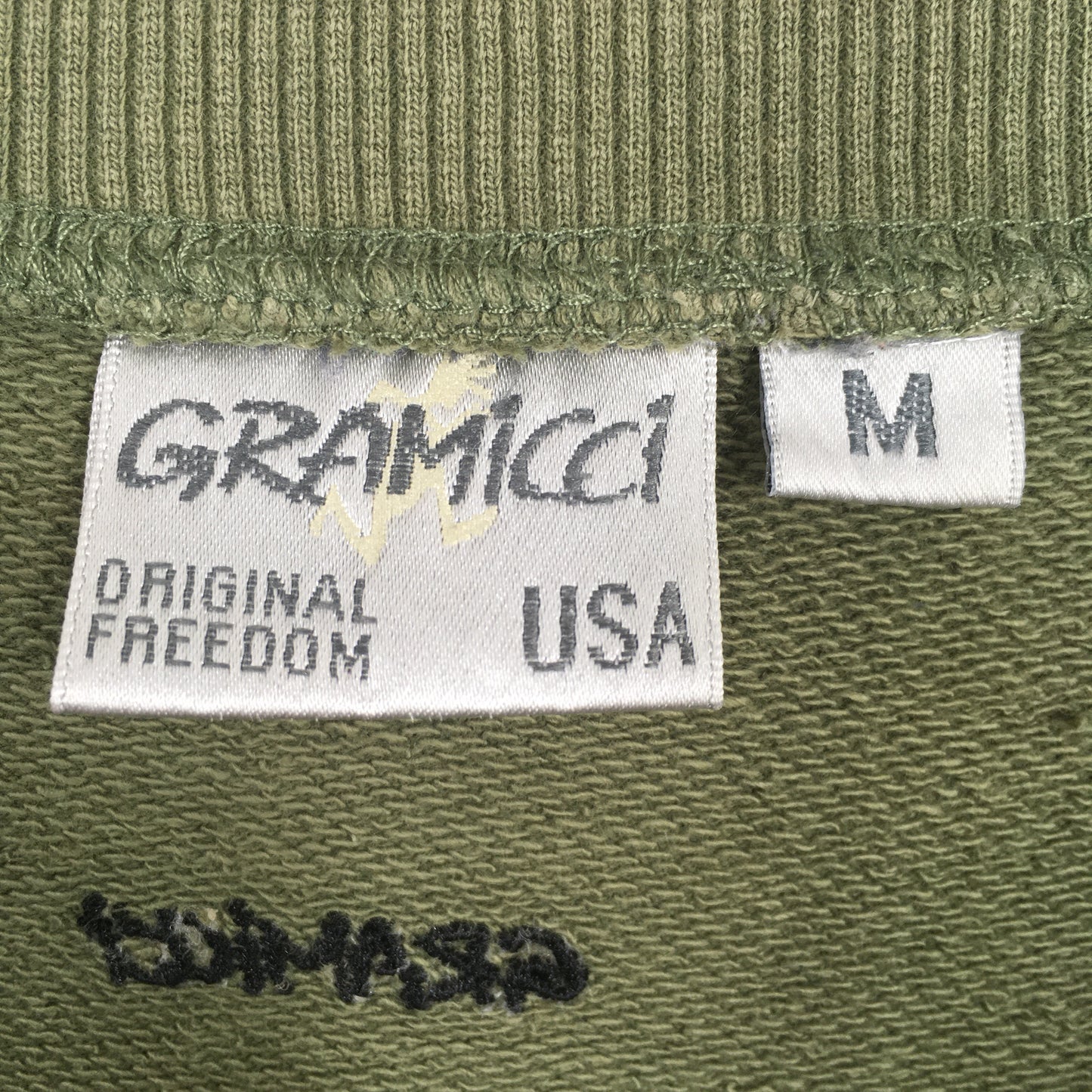 Gramicci Usa Green Sweatshirt Medium