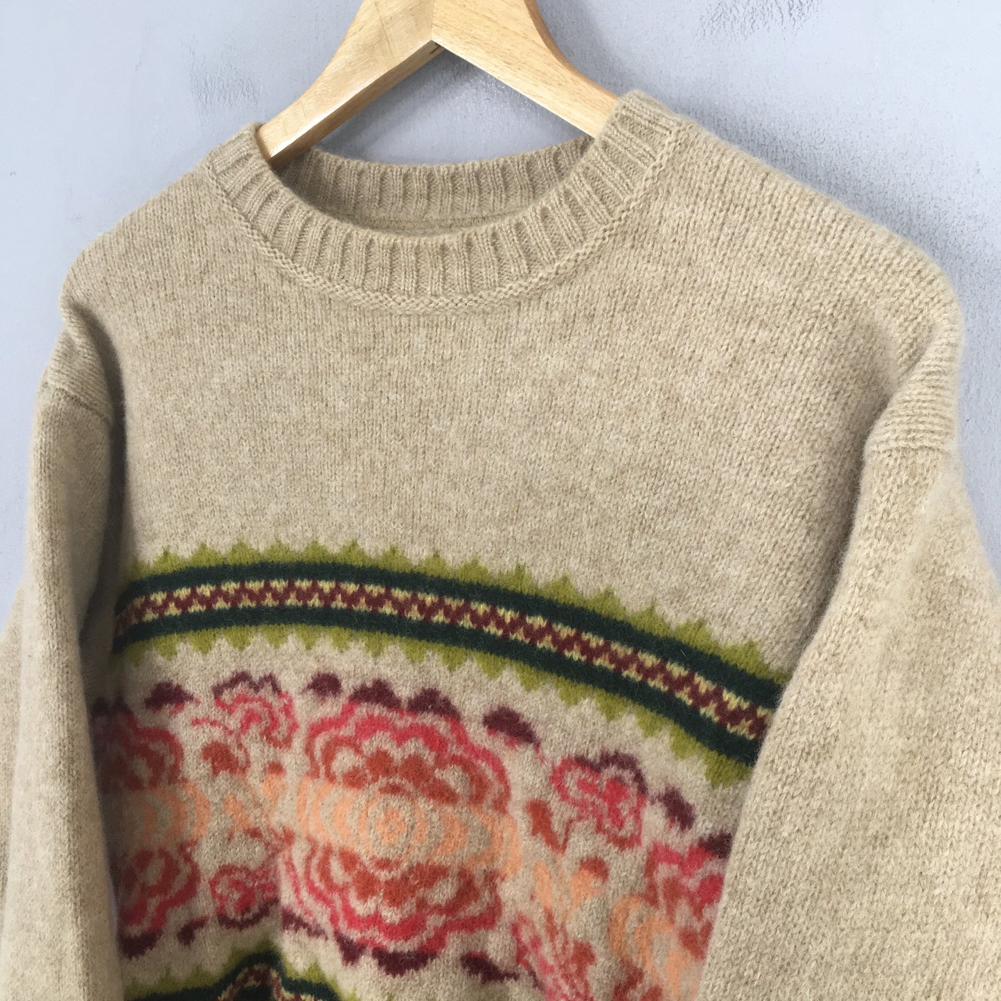 United Colors Of Benetton Multicolor Knit Crewneck Small