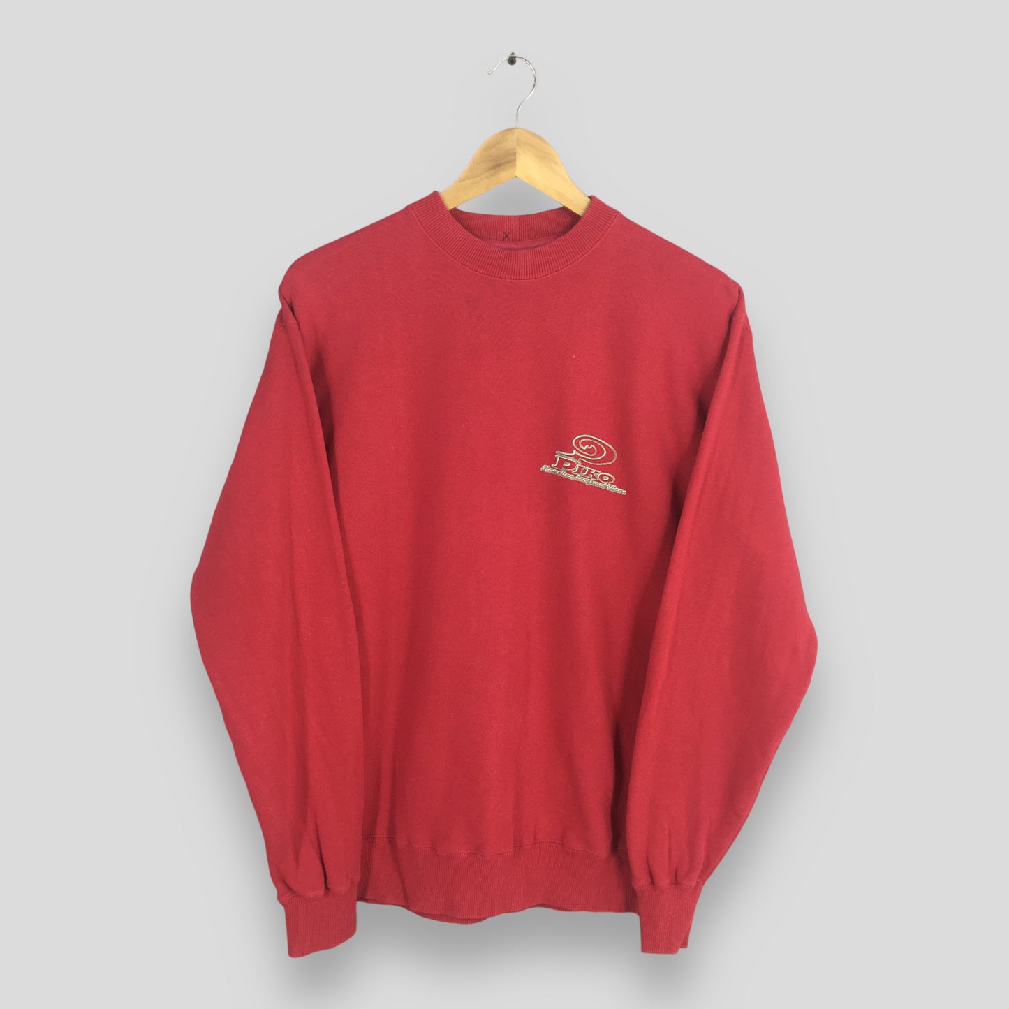 Piko Longboard Surfing Red Sweatshirt Medium