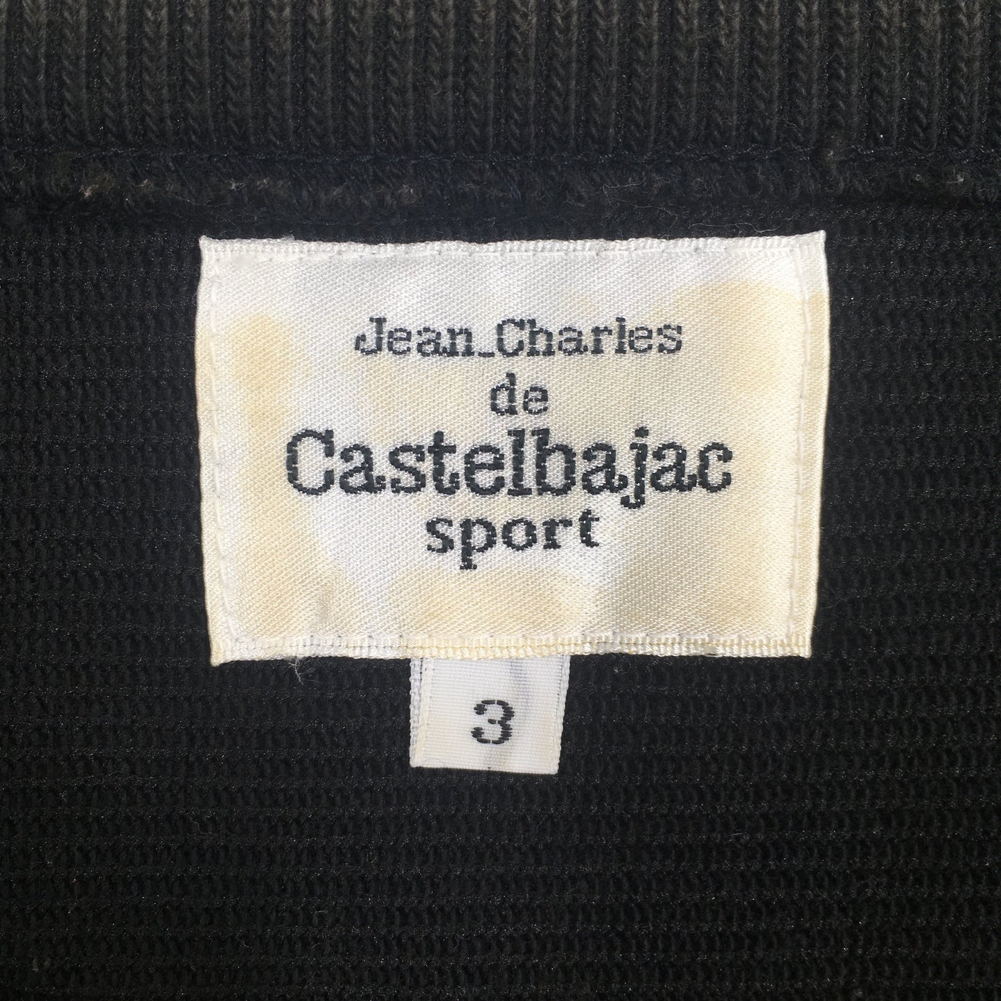 Jc De Castelbajac Sports Black Sweatshirt Medium