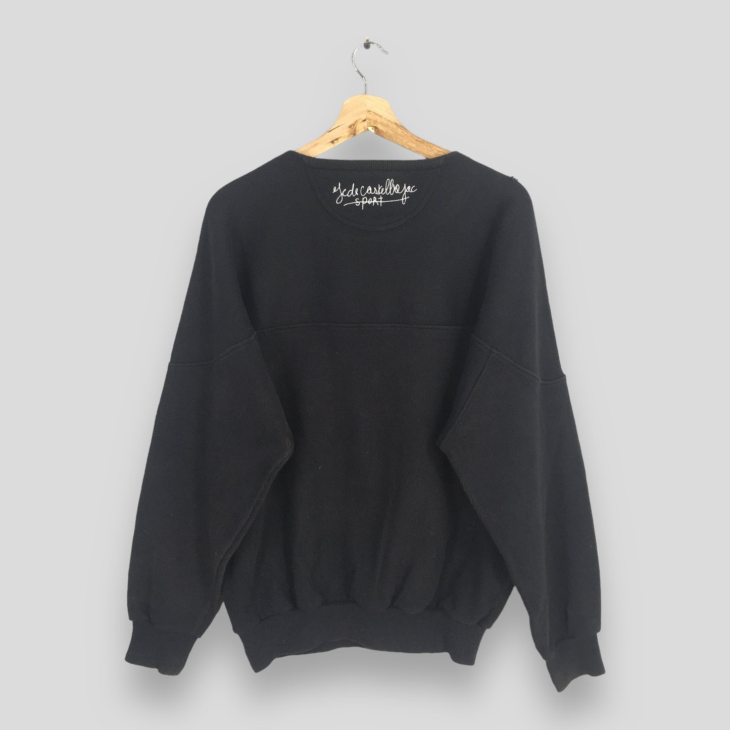 Jc De Castelbajac Sports Black Sweatshirt Medium