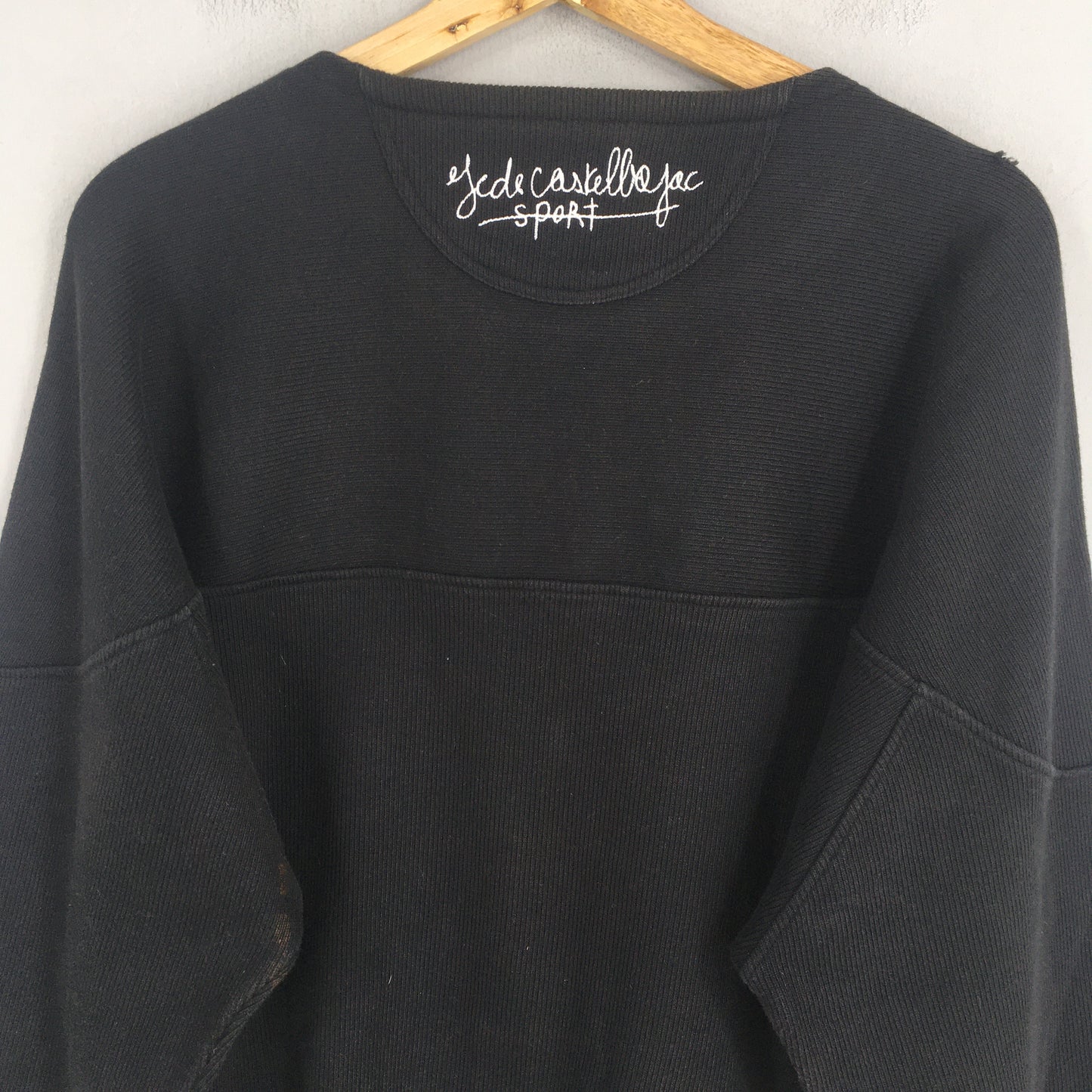 Jc De Castelbajac Sports Black Sweatshirt Medium