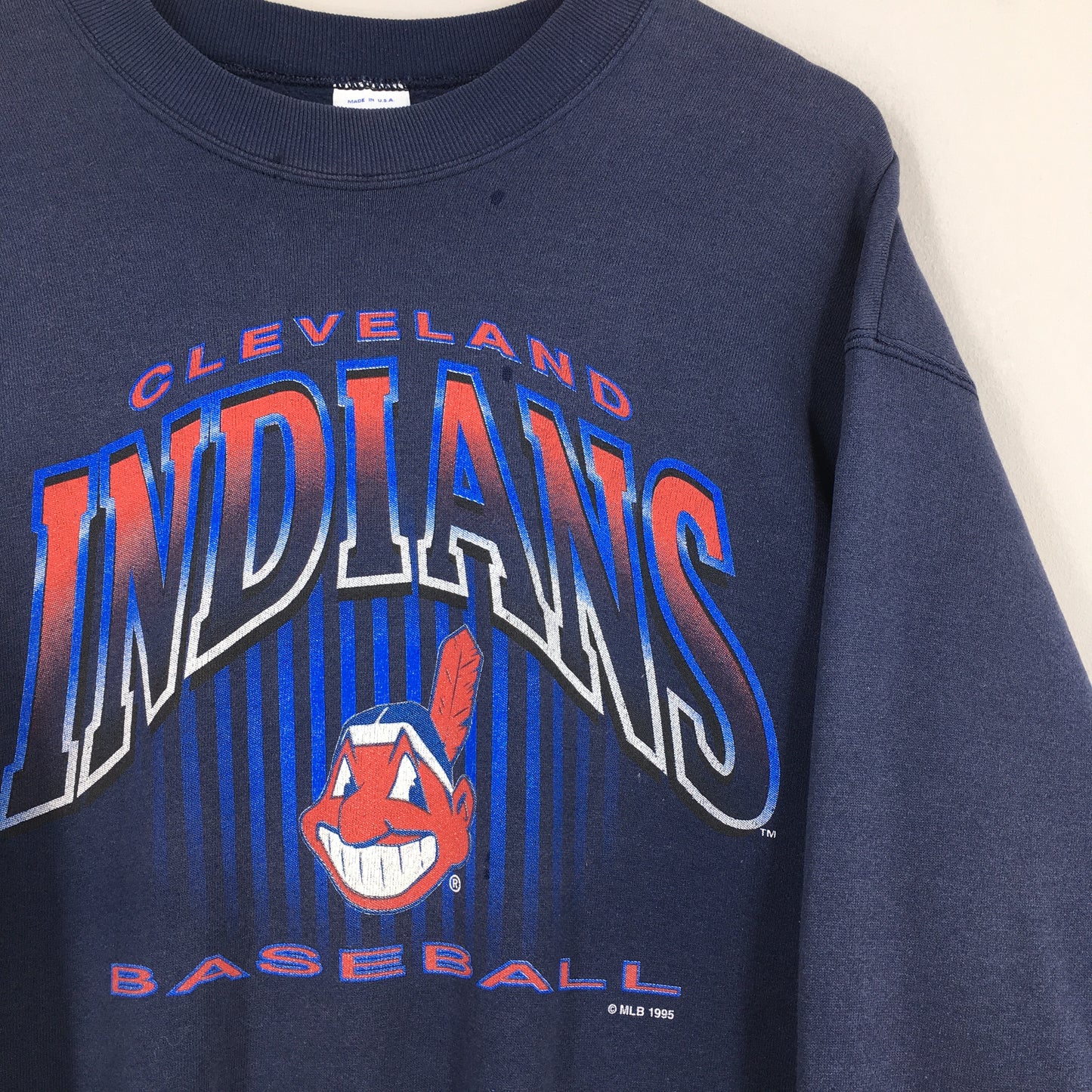 Cleveland Indians Baseball Team MLB Sweatshirt Large