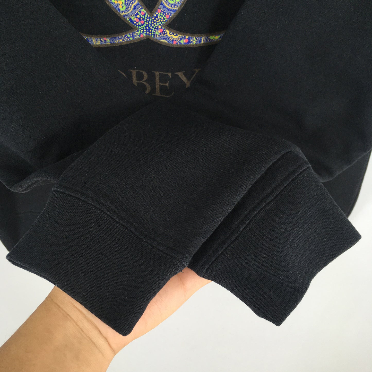 Obey Worldwide OG Logo Black Sweatshirt Medium