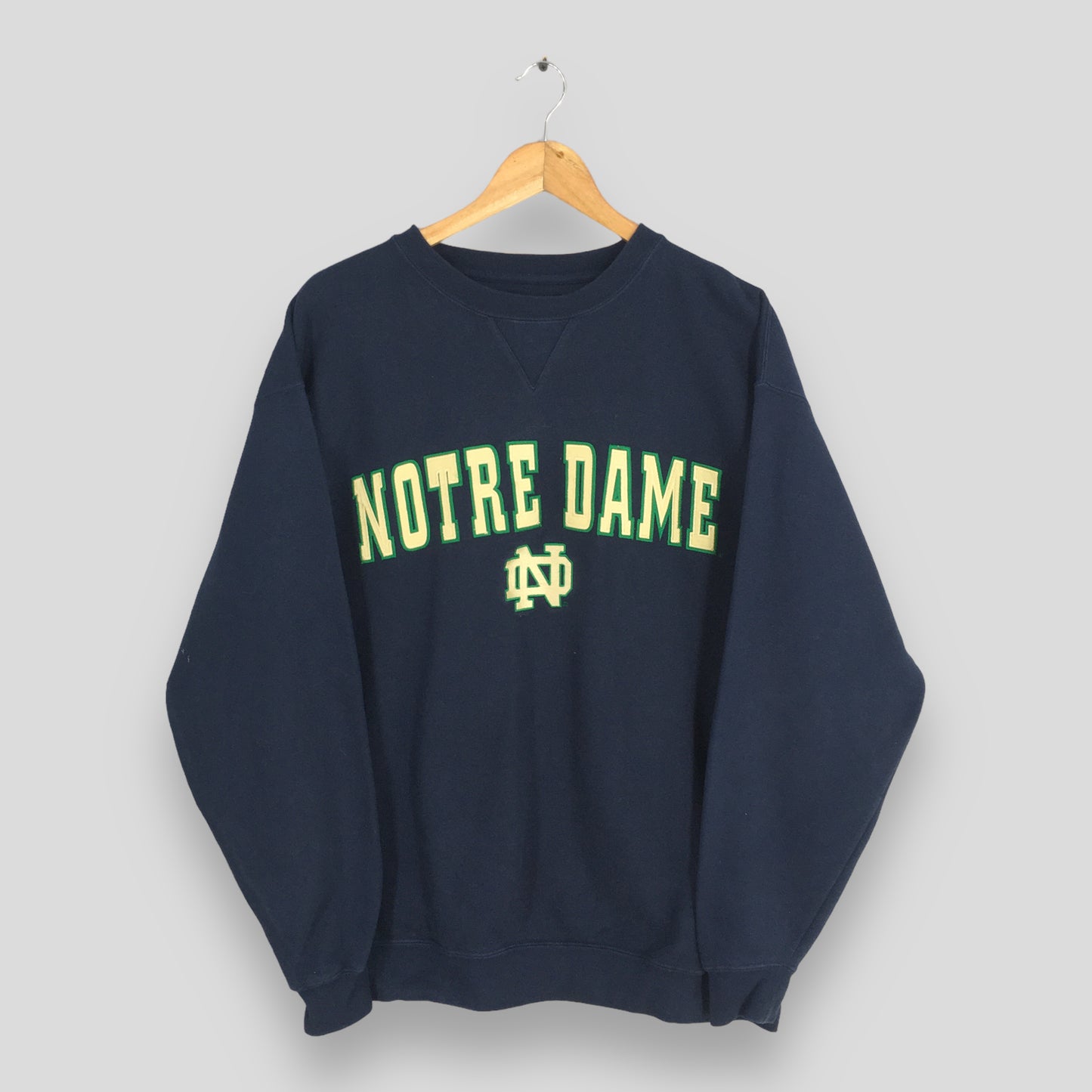 University Notre Dame Blue Sweatshirt Medium