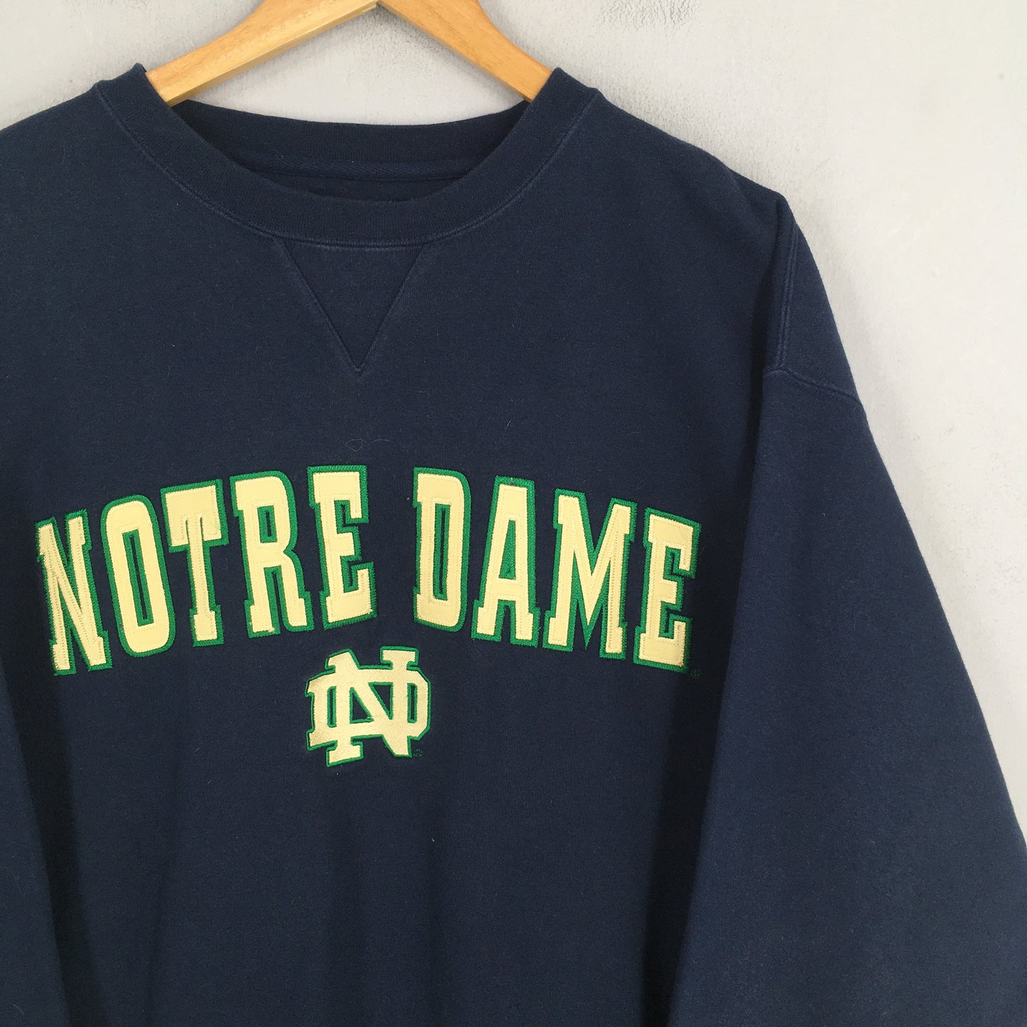 University Notre Dame Blue Sweatshirt Medium