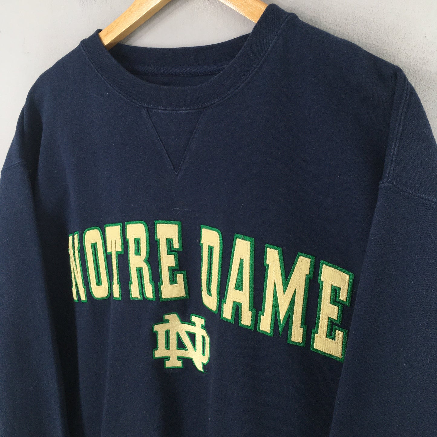 University Notre Dame Blue Sweatshirt Medium