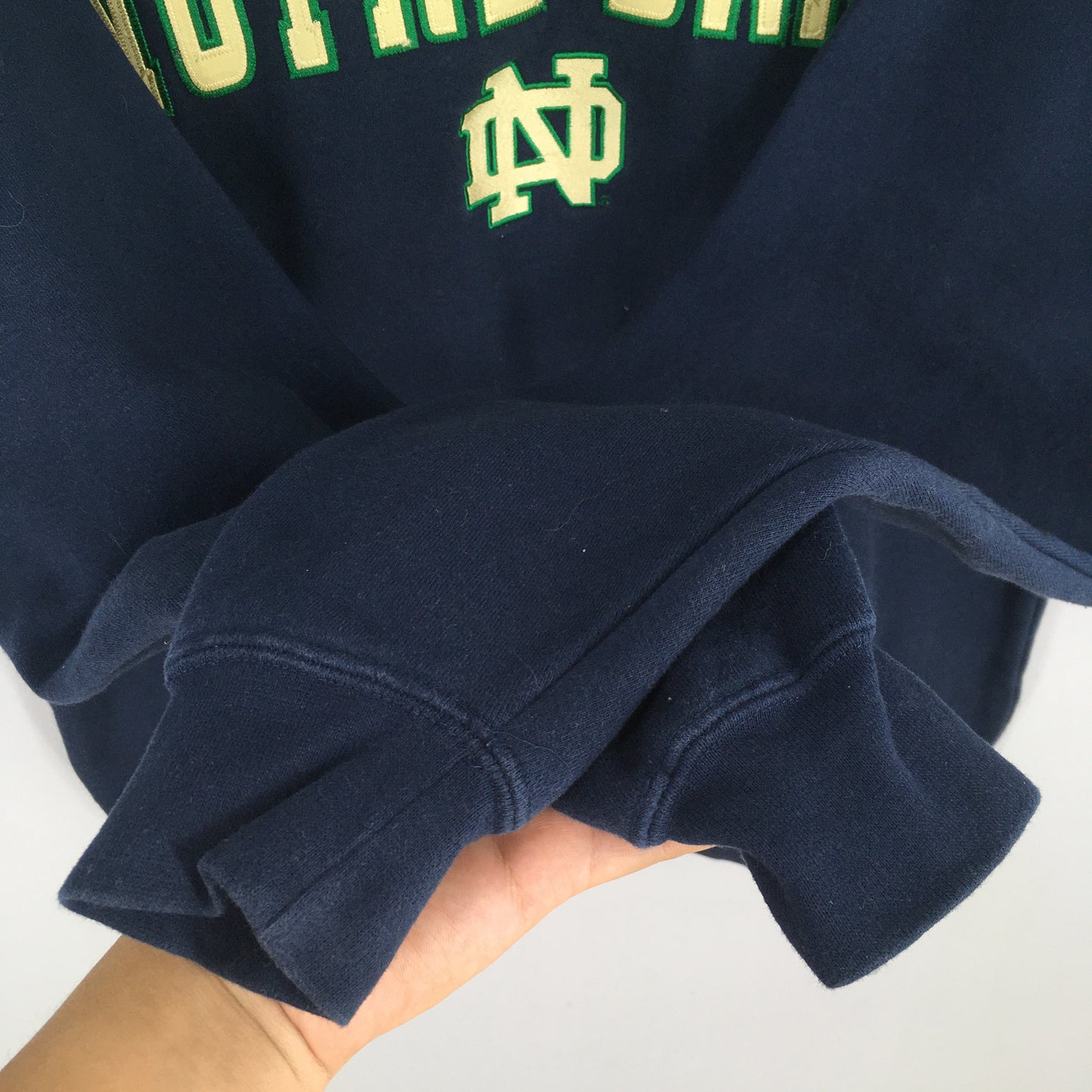 University Notre Dame Blue Sweatshirt Medium