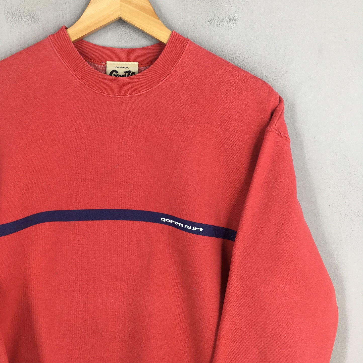 Gonzo Surf Red Sweatshirt Medium