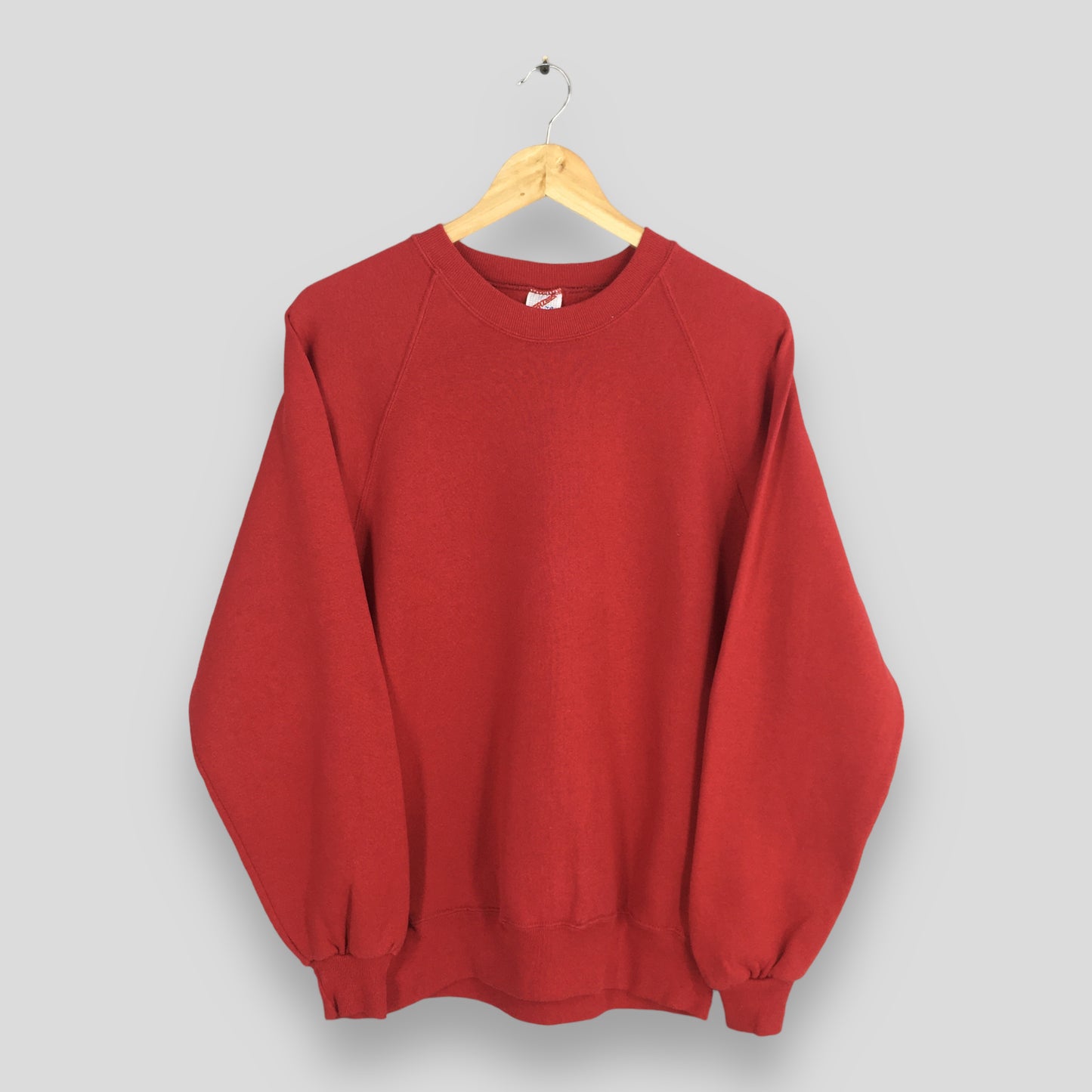 Jerzees Usa Plain Red Sweatshirt Large