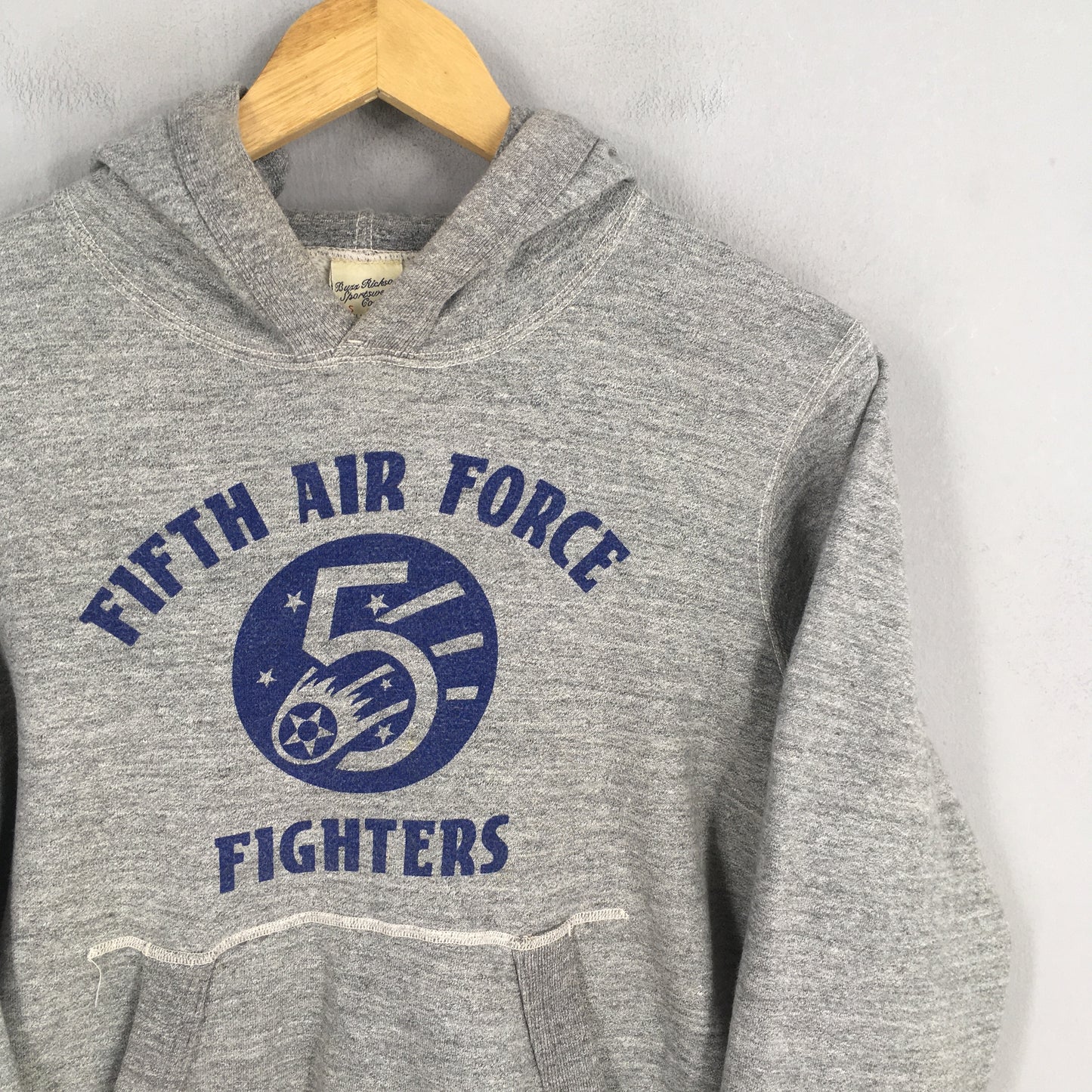 Buzz Rickson Fifth Air Force Hoodie Sweatshirt Small