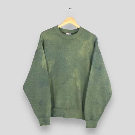 Fruit Of The Loom Bleach Plain Sweatshirt Jumper XLarge