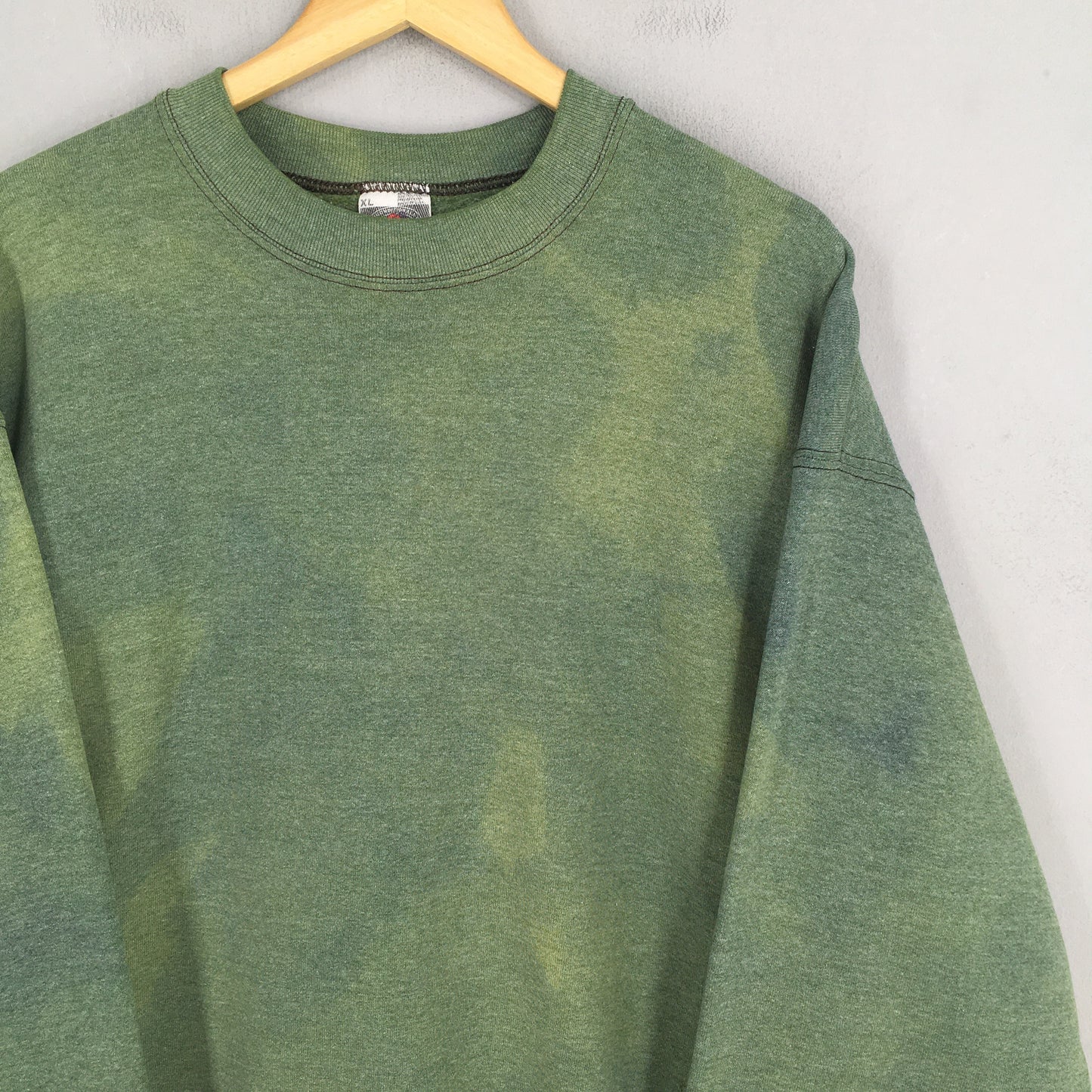 Fruit Of The Loom Bleach Plain Sweatshirt Jumper XLarge