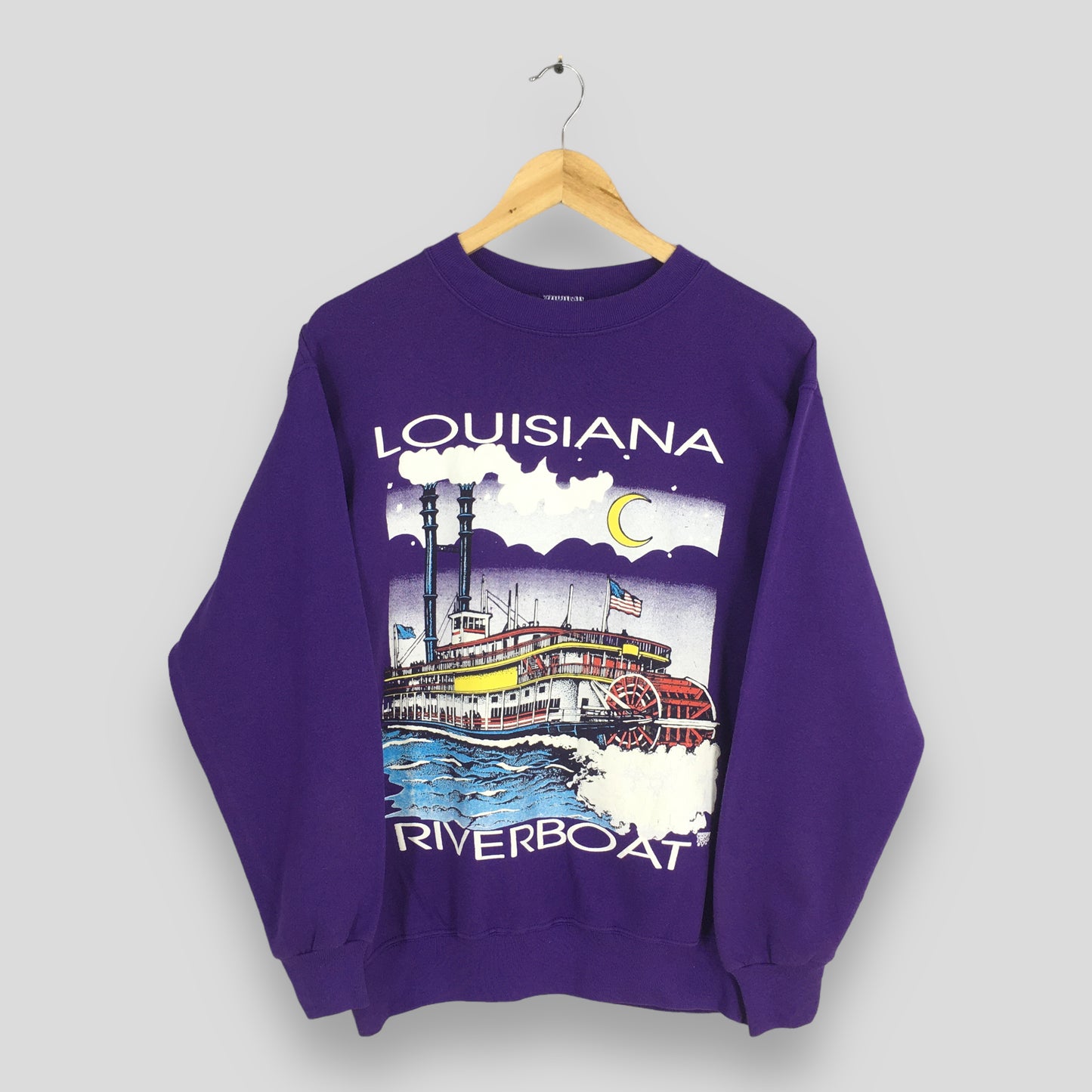 Louisiana Riverboat Sweatshirt Medium