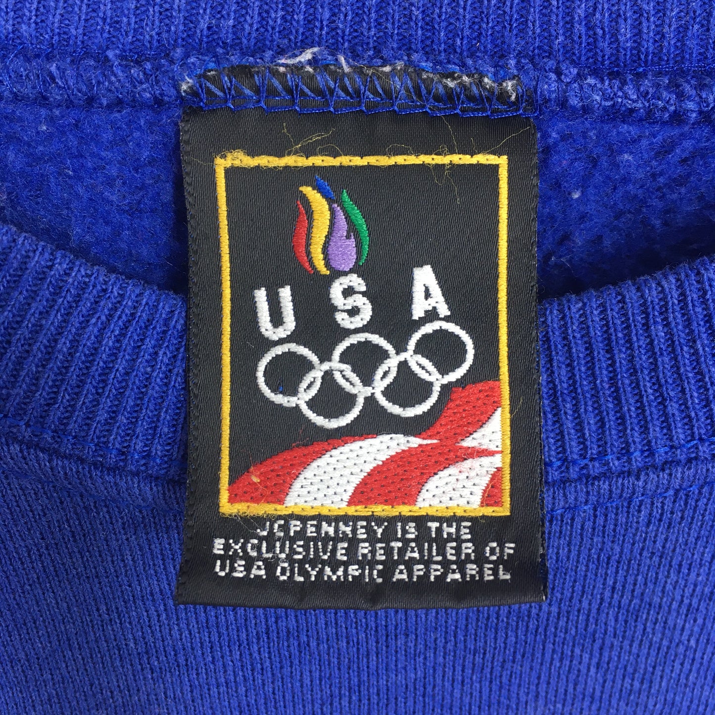 Olympics Summer Games Blue Sweatshirt Medium