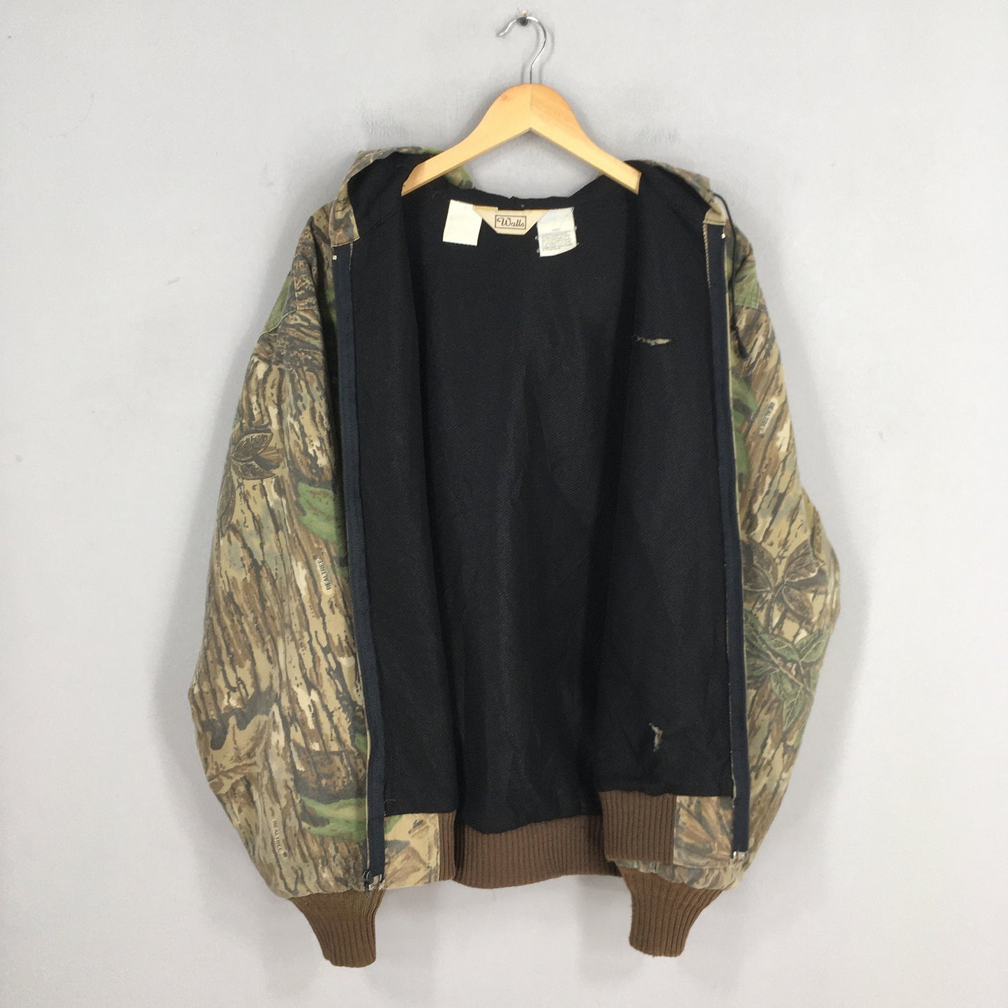 Walls Real Tree Camo Olive Hoodie Jacket XXLarge