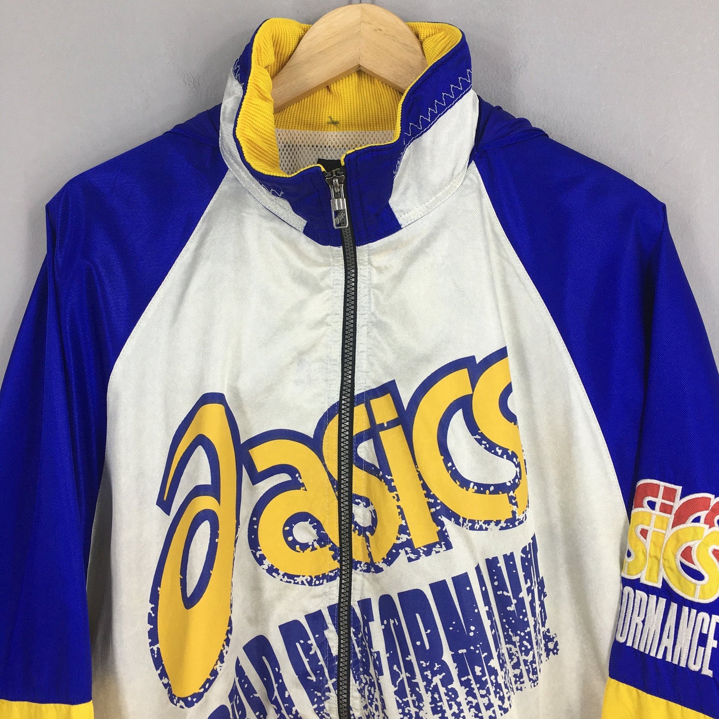 Asics Japan Windbreaker Hoodie Jacket XLarge