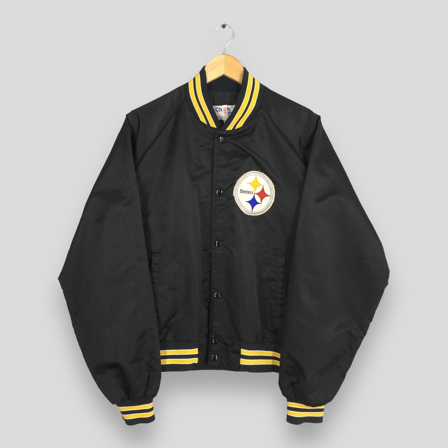 Pittsburgh Steelers Nfl Football Black Varsity Jacket XLarge