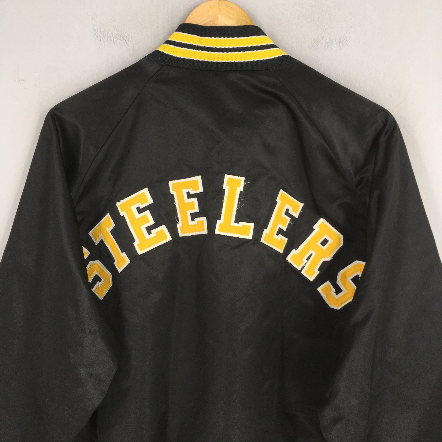 Pittsburgh Steelers Nfl Football Black Varsity Jacket XLarge