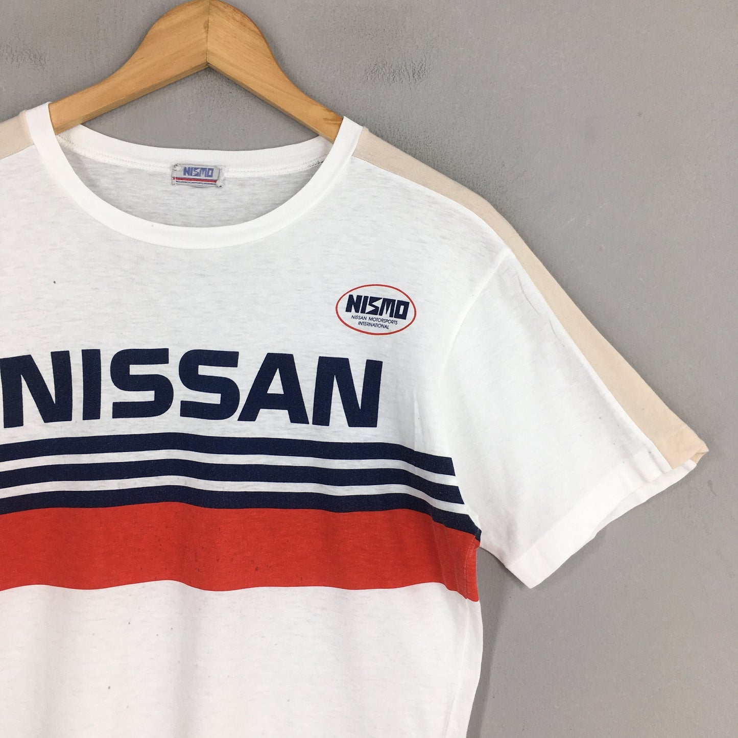 Vintage 1980's Nismo Nissan Racing Team Le Mans Tshirt Medium