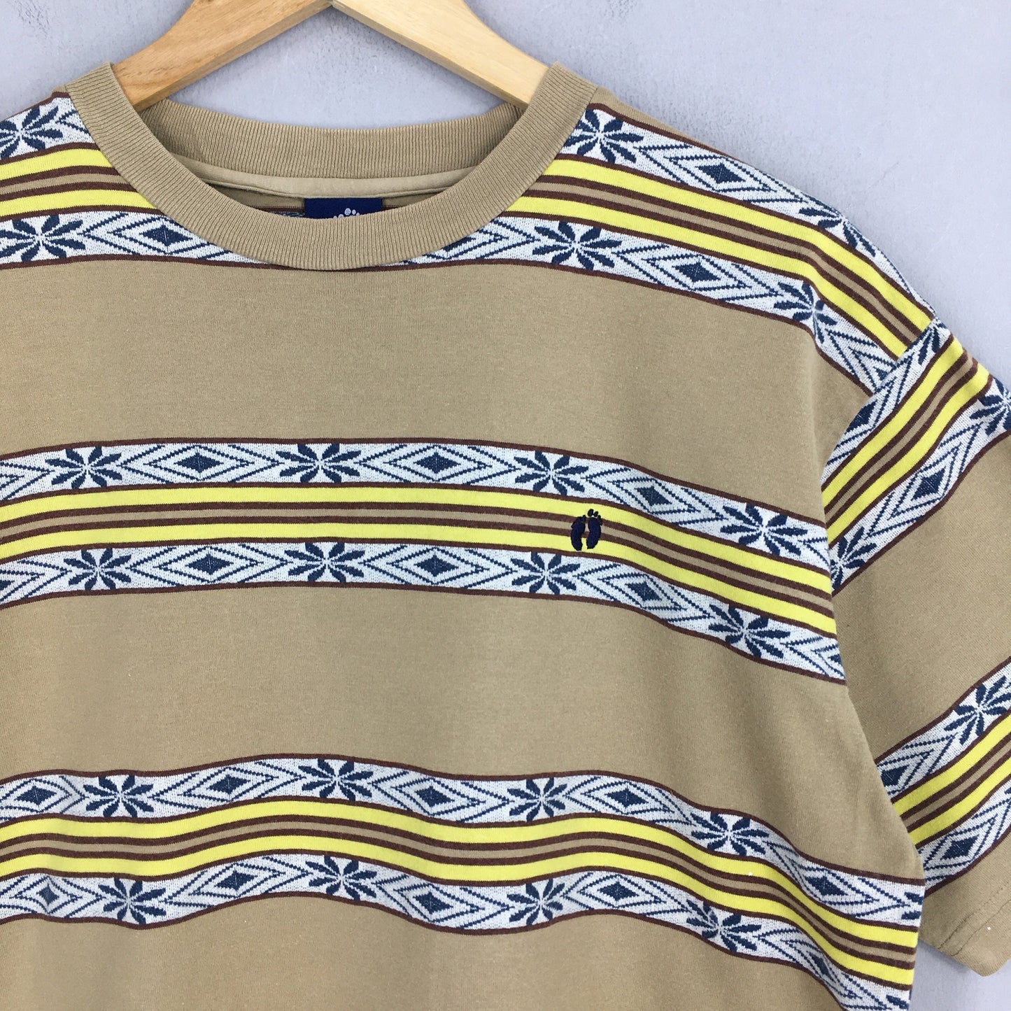 Hang Ten Multicolor Stripes Tshirt Large