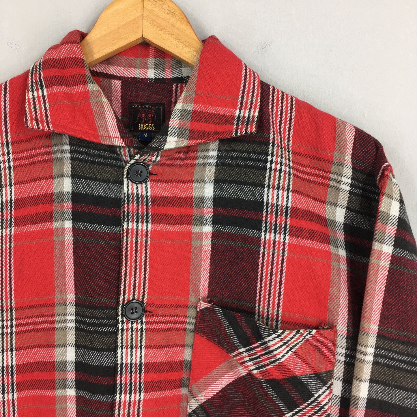 Nepenthes Hoggs Tartan Flannel Grunge Shirt Medium