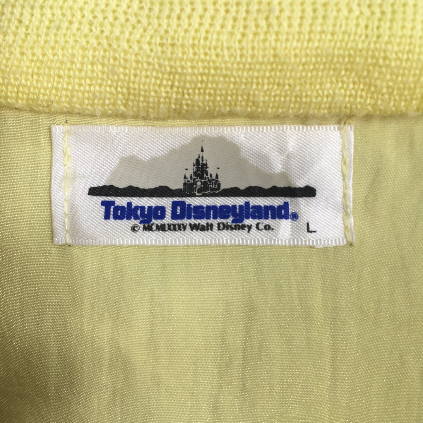 Mickey Mouse Disney Yellow Jacket Large