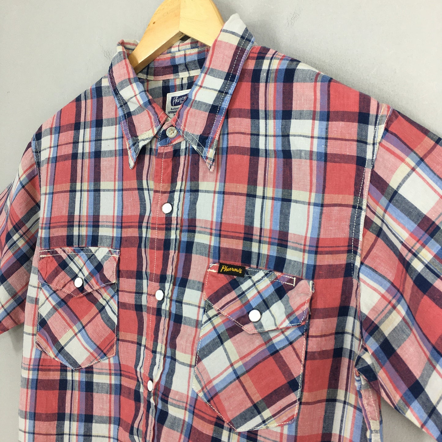 Pherrows Japan Plaid Flannel Large