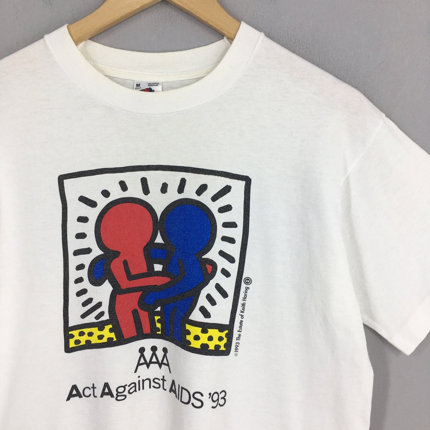 Keith Haring Hug Pop Art T shirt Medium