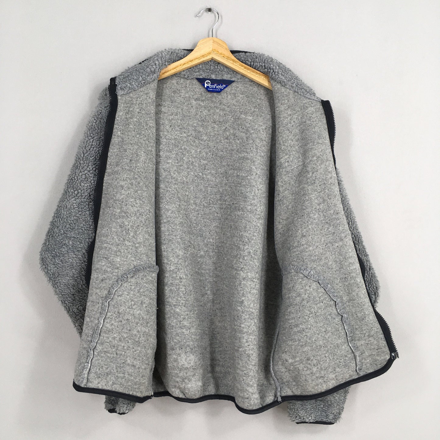 Penfield Polartec Gray Fleece Jacket Medium