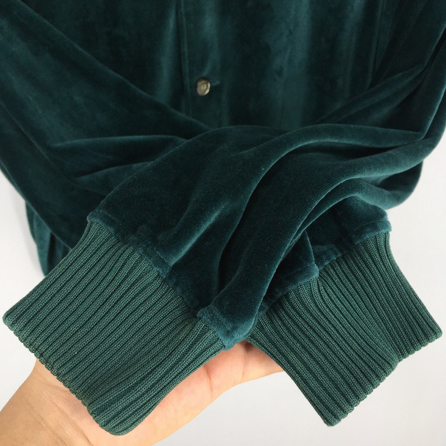 Lanvin Studio Paris Green Velour Jacket Medium