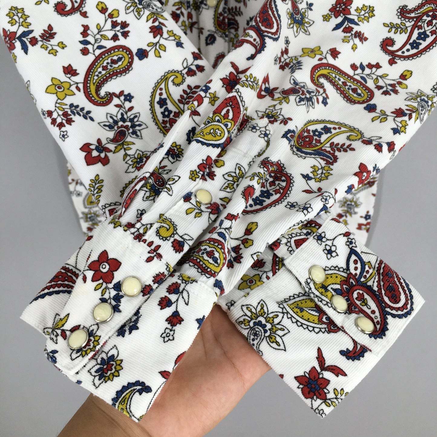 Paisley Floral Shirt Casual Medium