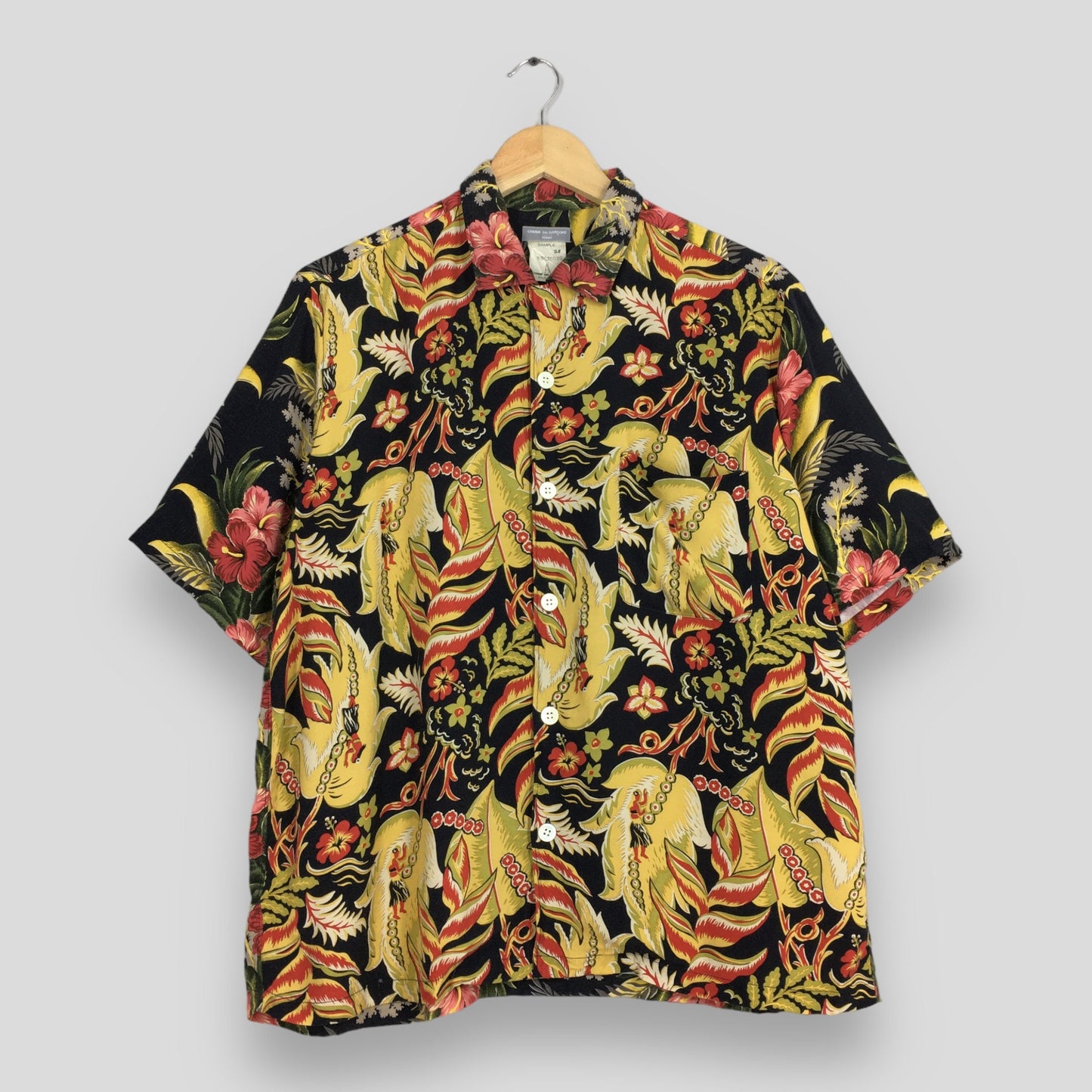 Comme Des Garcons Homme Aloha Rayon Shirt Medium