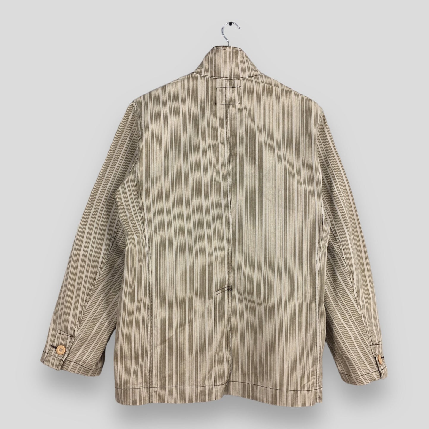 Woolrich Stripes Beige Jacket Large