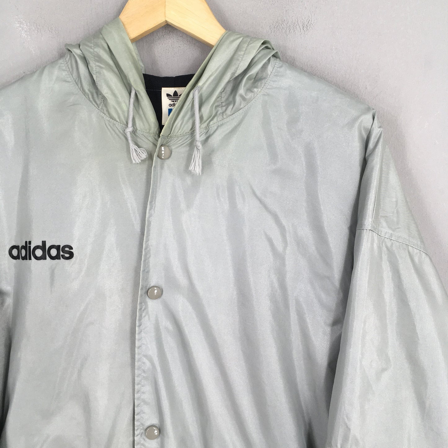 Adidas Trefoil Windbreaker Jacket Hoodie Large