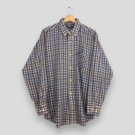 Levis Strauss Checkered Flannel Shirt Large