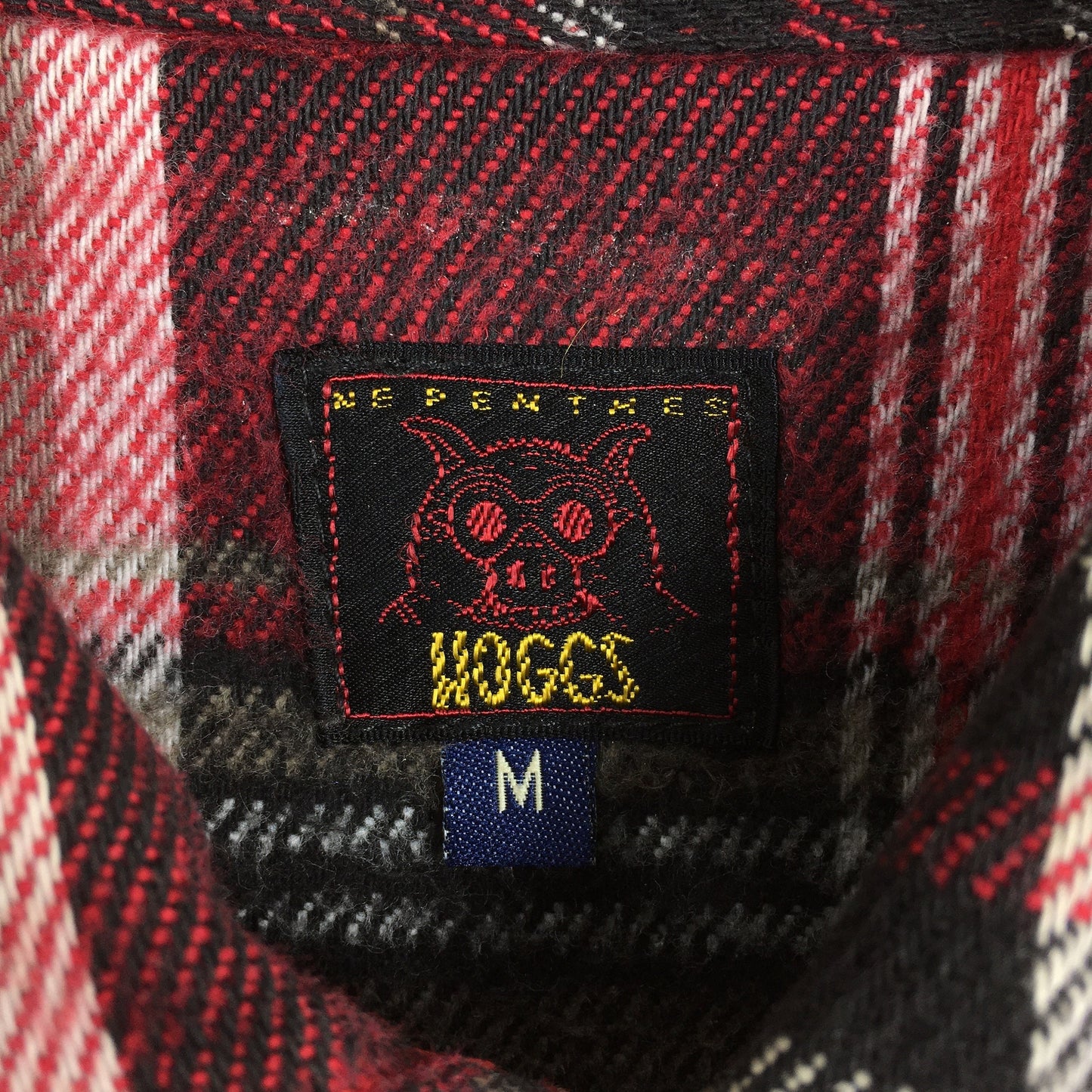 Nepenthes Hoggs Tartan Flannel Grunge Shirt Medium