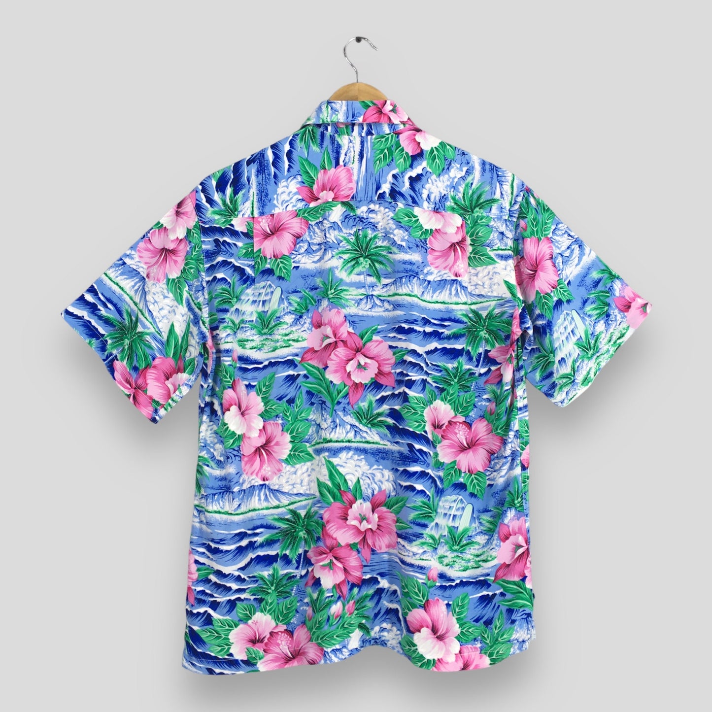 Hawaii Hibiscus Floral Shirt Medium