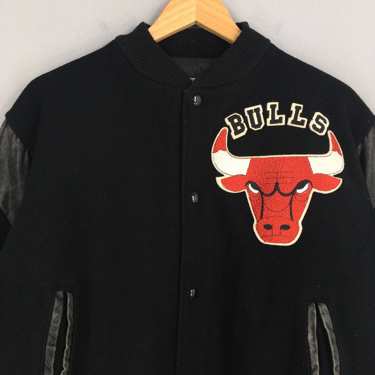 Chicago Bulls Nba Wool Varsity Jacket Large