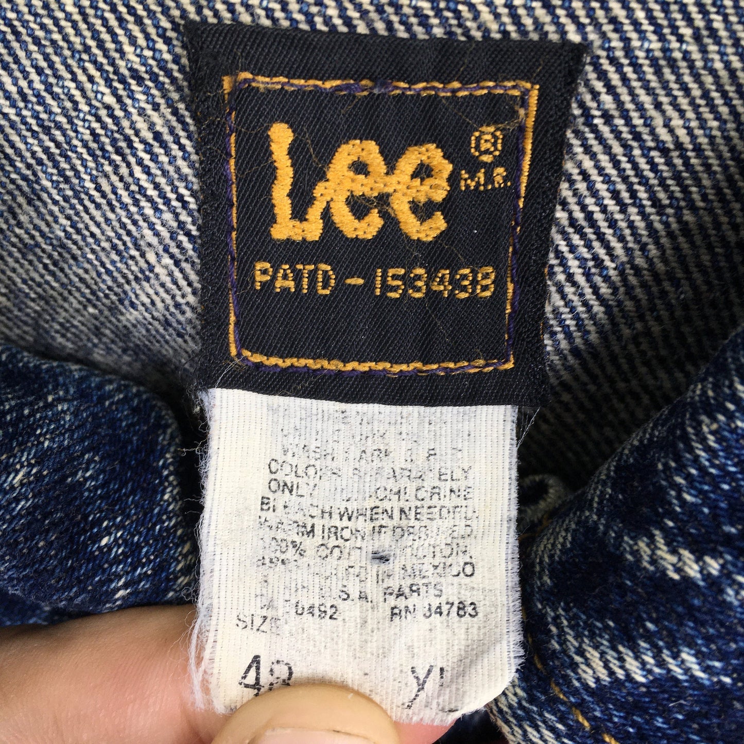 Lee Riders Denim Trucker Jacket XLarge