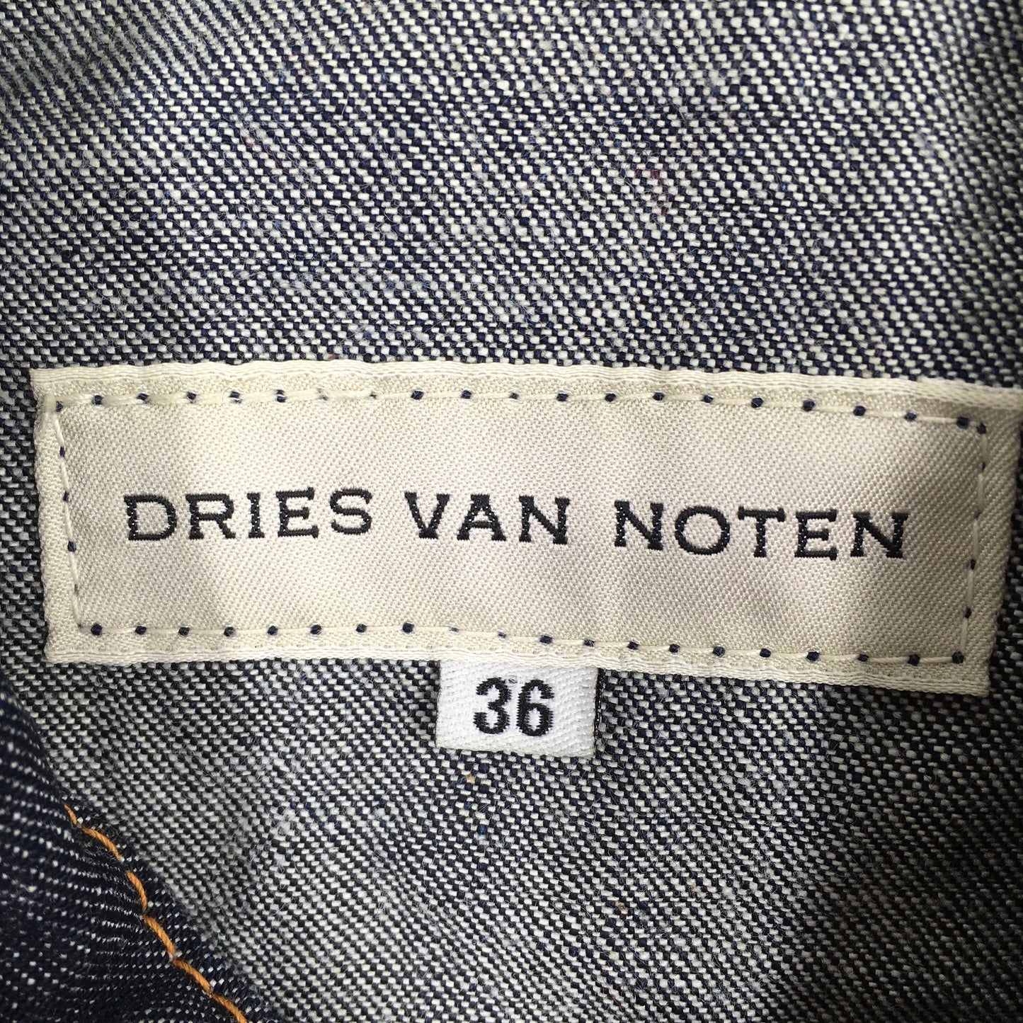 Dries Van Noten Ladies Denim Trucker Jacket XSmall