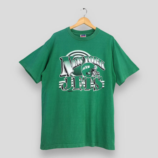 New York Jets NFL Rugby Green T shirt XLarge