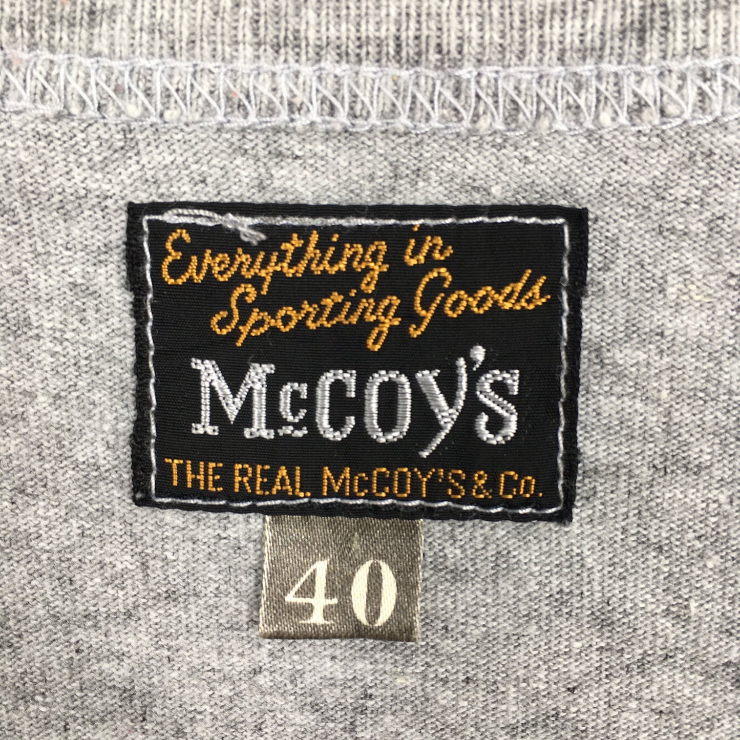 Real Mccoy's Great Northern Railway Gray T shirt Medium