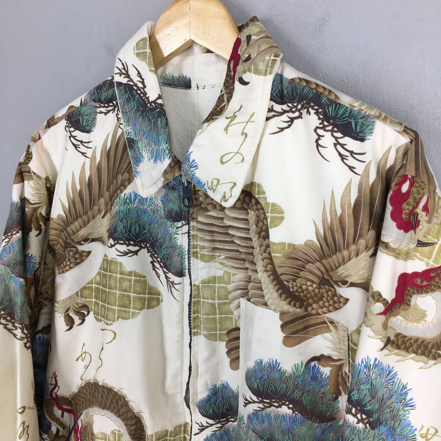 Sukajan Dragon Eagles Japan Bomber Jacket Medium