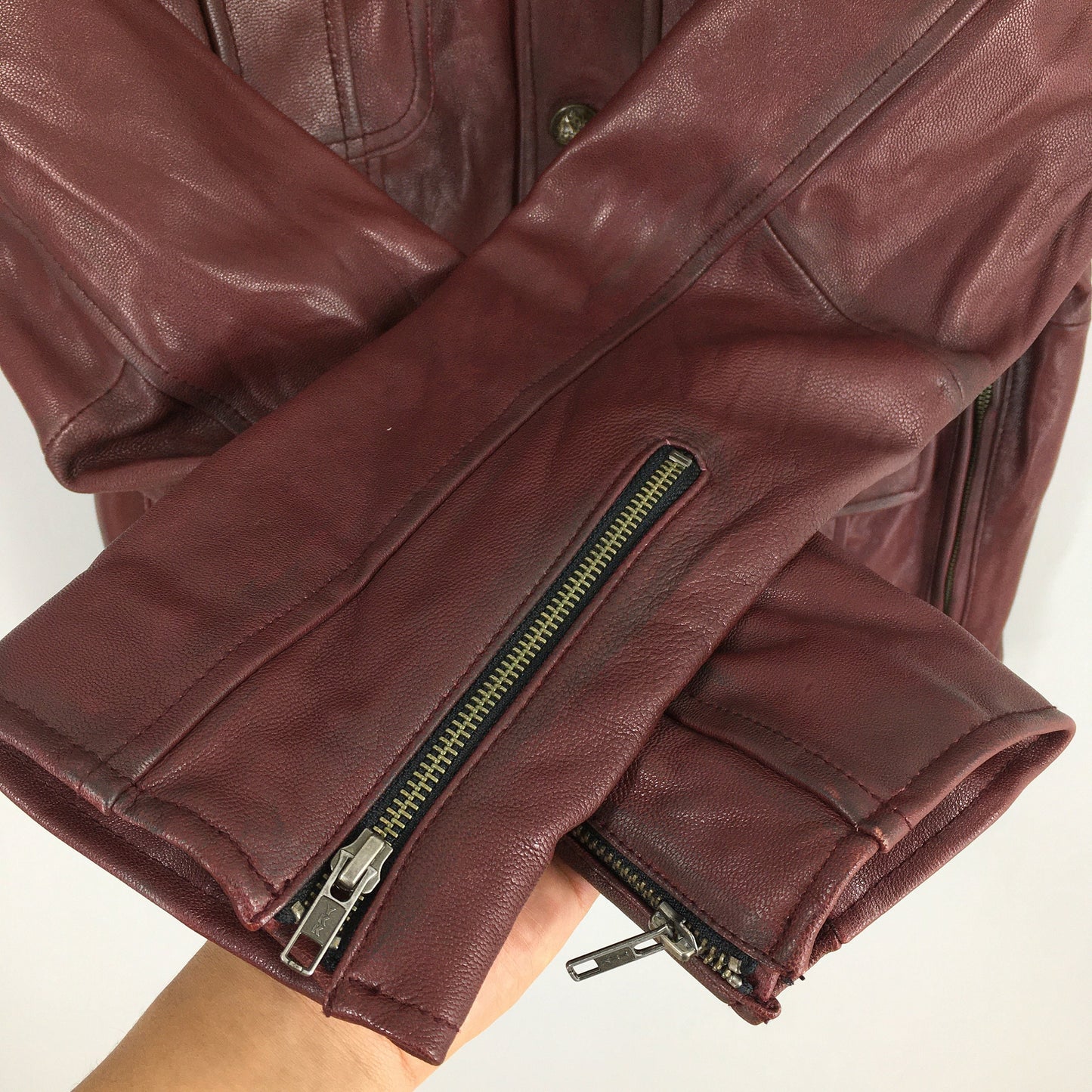 Edge Rupert Japan Leather Kinky Red Jacket Medium