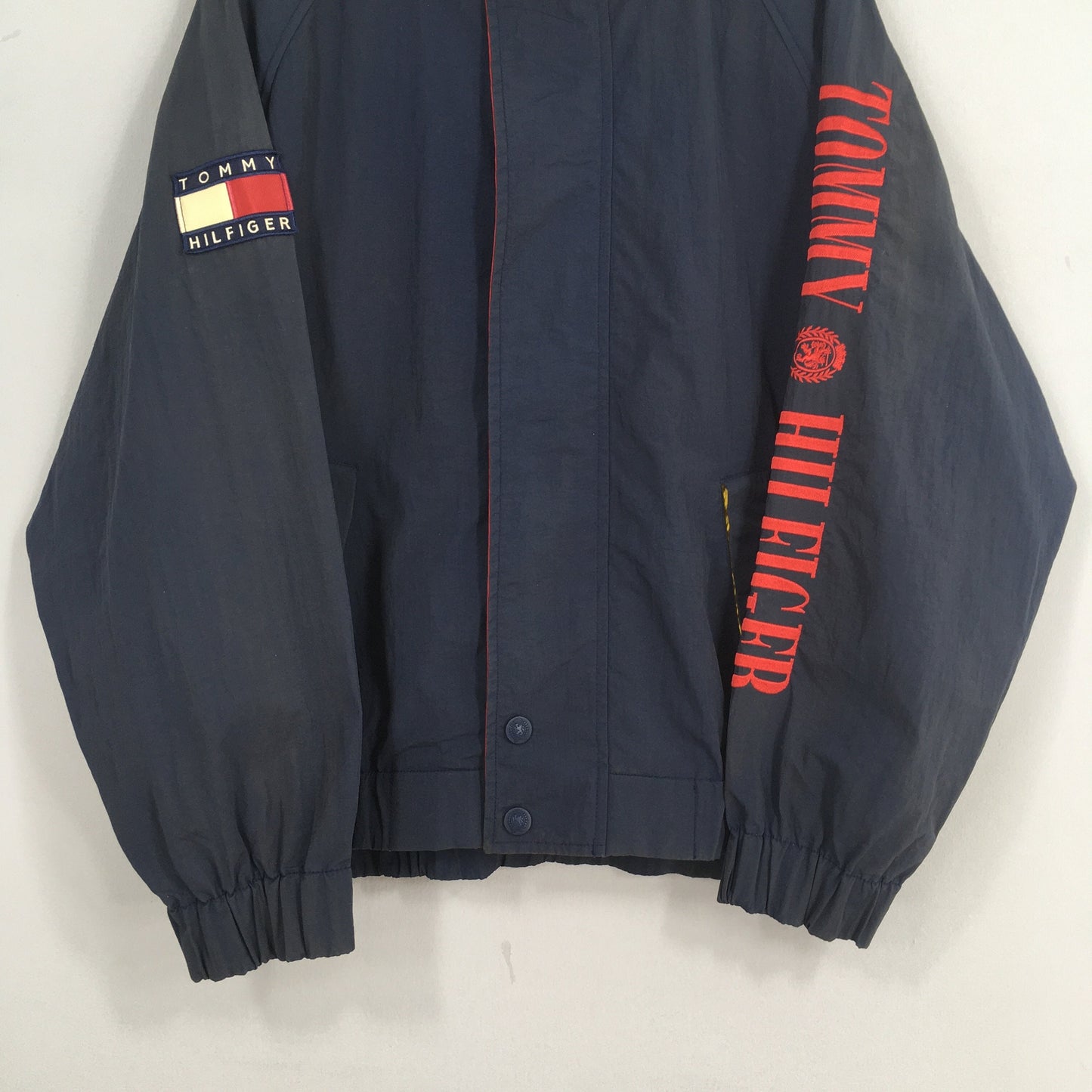 Tommy Hilfiger Blue Hoodie Jacket Large