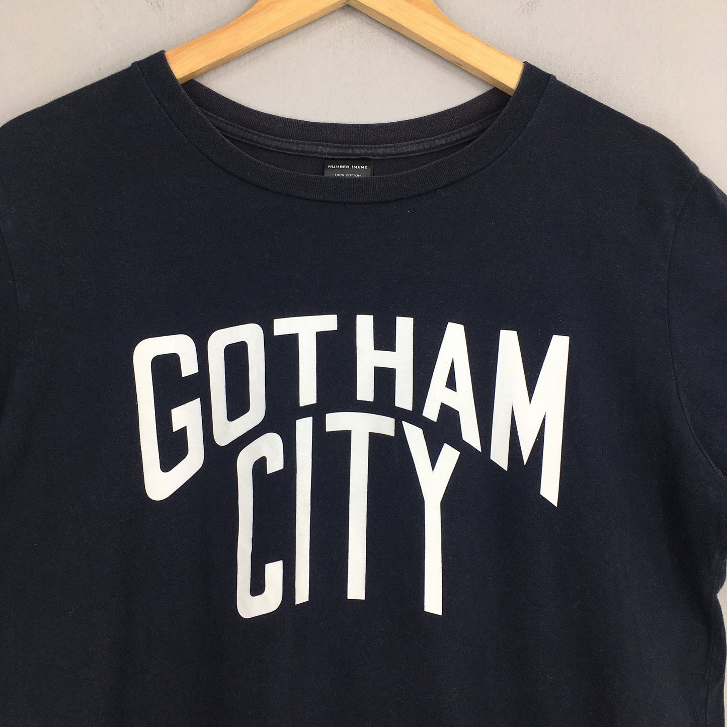 Number (N)ine Gotham City Black T shirt Medium