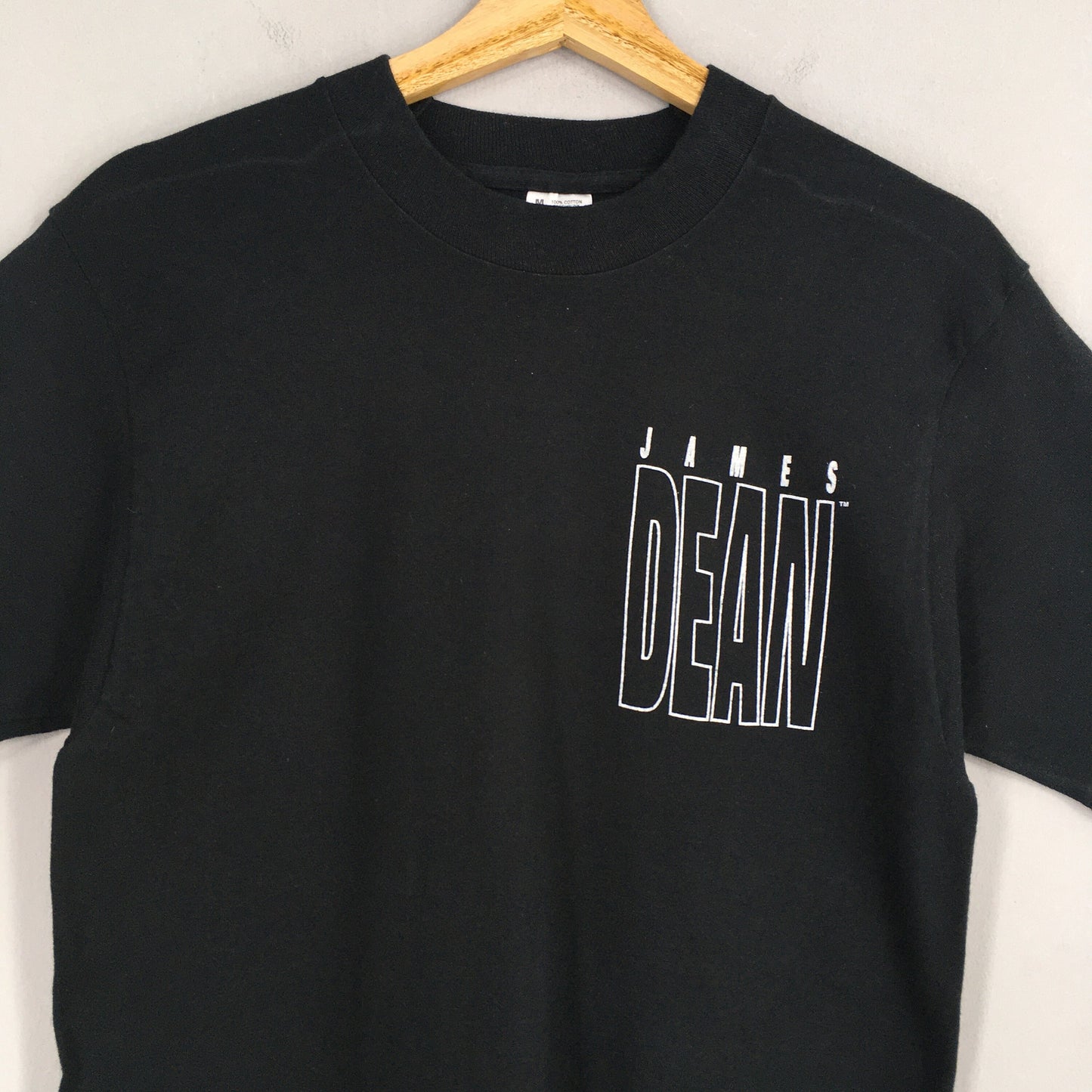 James Dean Movie Promo Black T shirt Medium