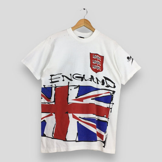 England World Cup Usa 1994 Football White T shirt Medium